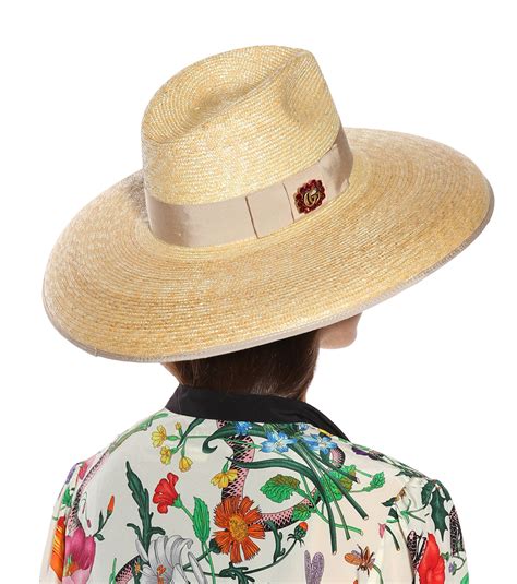 gucci wide brim straw hat|gucci wide brim hat.